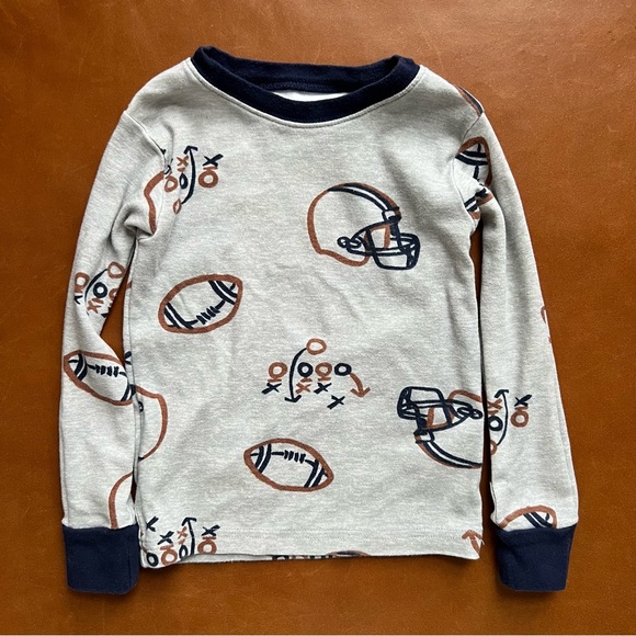 CARTERS Football PJ Bundle, 4T - Picture 4 of 14
